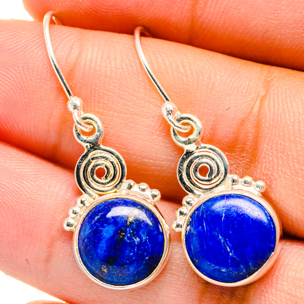 Lapis Lazuli Earrings handcrafted by Ana Silver Co - EARR421597