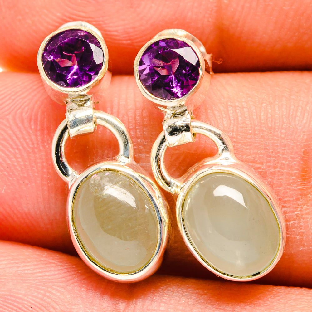 Aquamarine Earrings handcrafted by Ana Silver Co - EARR421599
