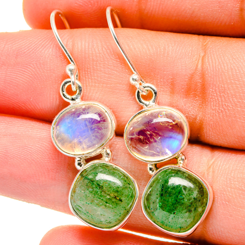 Green Aventurine Earrings handcrafted by Ana Silver Co - EARR421600