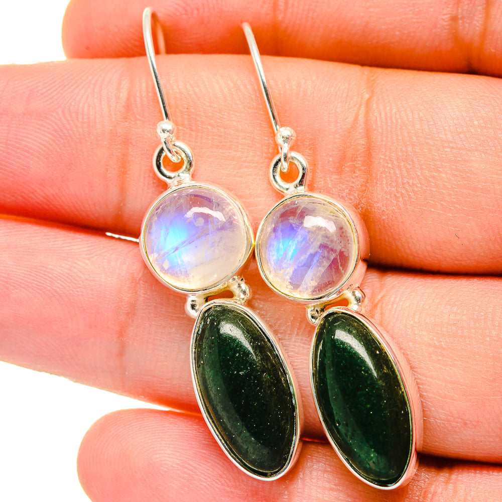 Green Aventurine Earrings handcrafted by Ana Silver Co - EARR421605