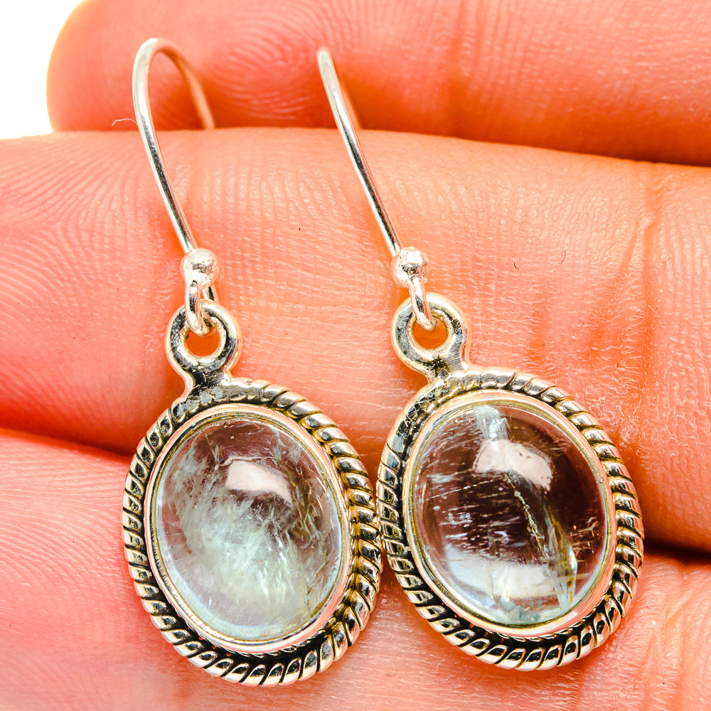 Aquamarine Earrings handcrafted by Ana Silver Co - EARR421608