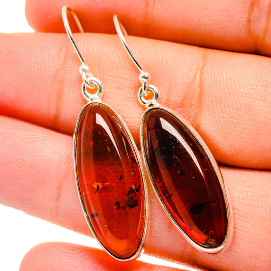 Baltic Amber Earrings handcrafted by Ana Silver Co - EARR421612