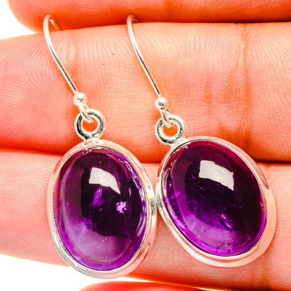 Amethyst Earrings handcrafted by Ana Silver Co - EARR421621