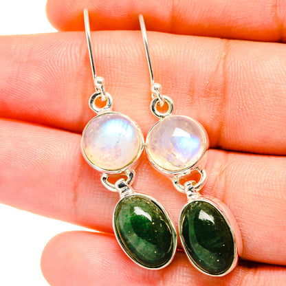 Green Aventurine Earrings handcrafted by Ana Silver Co - EARR421625