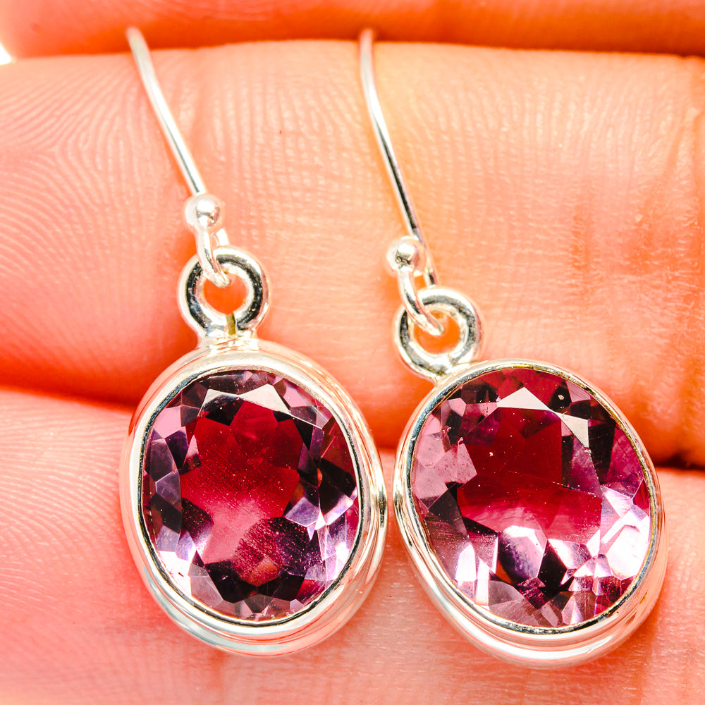 Color Change Alexandrite Earrings handcrafted by Ana Silver Co - EARR421631