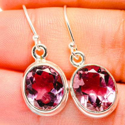 Color Change Alexandrite Earrings handcrafted by Ana Silver Co - EARR421631