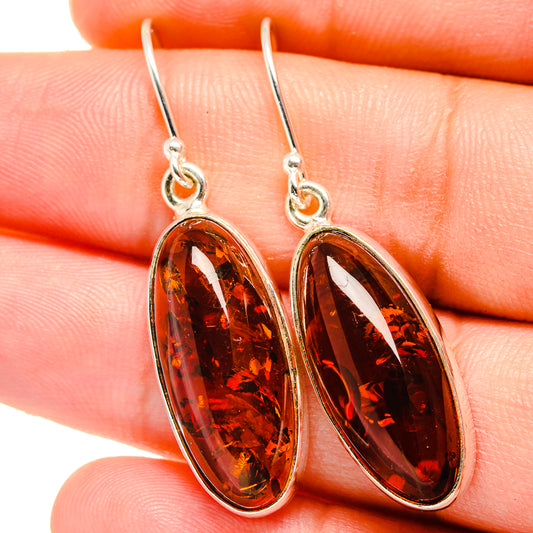 Baltic Amber Earrings handcrafted by Ana Silver Co - EARR421632
