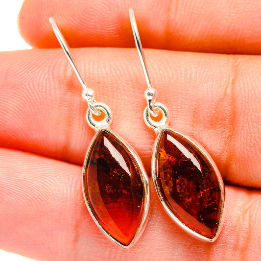 Baltic Amber Earrings handcrafted by Ana Silver Co - EARR421634