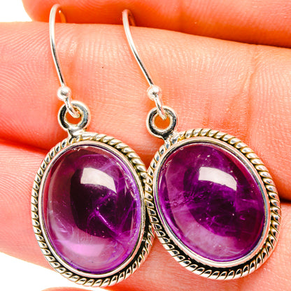 Amethyst Earrings handcrafted by Ana Silver Co - EARR421635