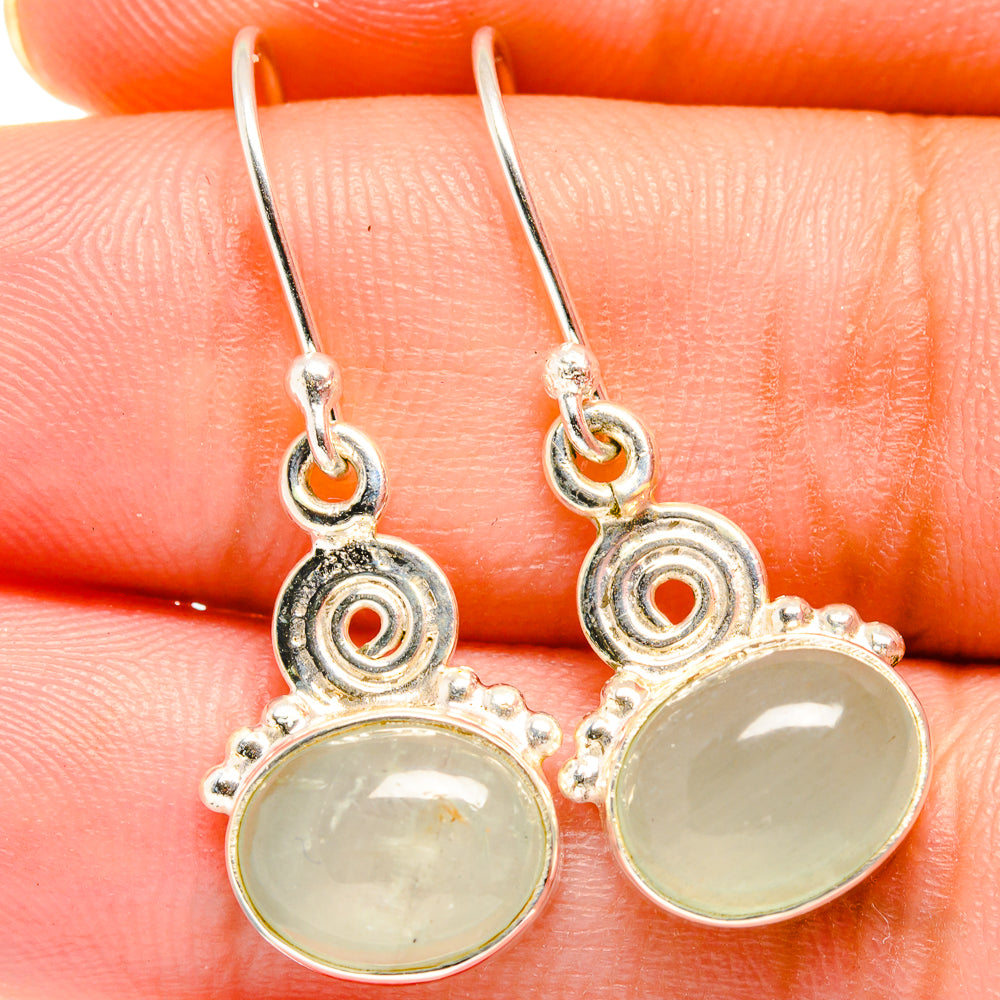 Prehnite Earrings handcrafted by Ana Silver Co - EARR421636