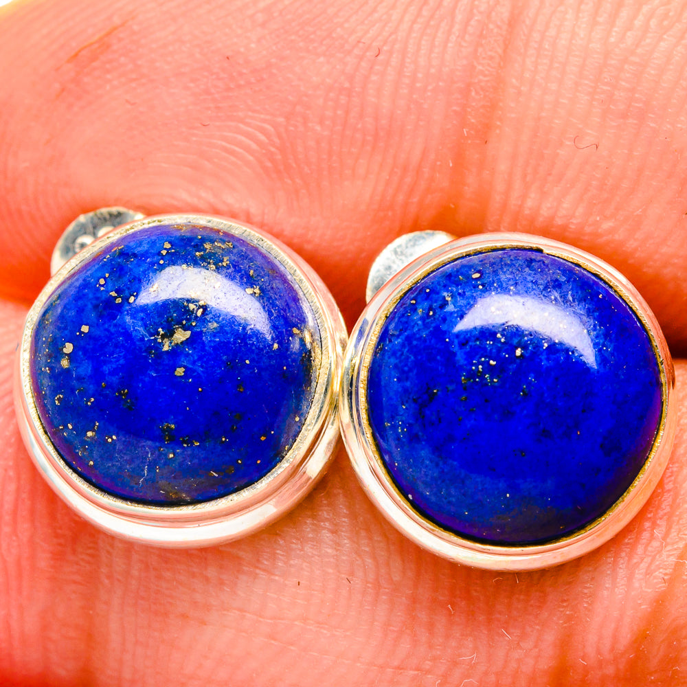 Lapis Lazuli Earrings handcrafted by Ana Silver Co - EARR421637