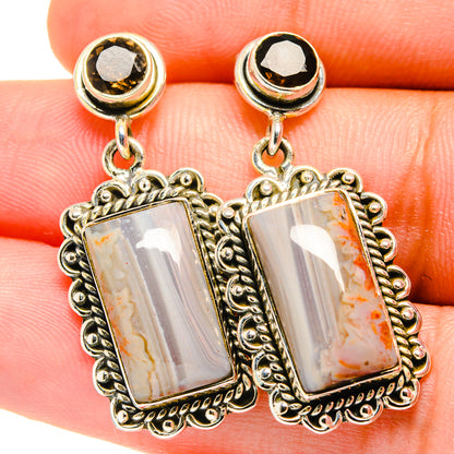 Ocean Jasper Earrings handcrafted by Ana Silver Co - EARR421642