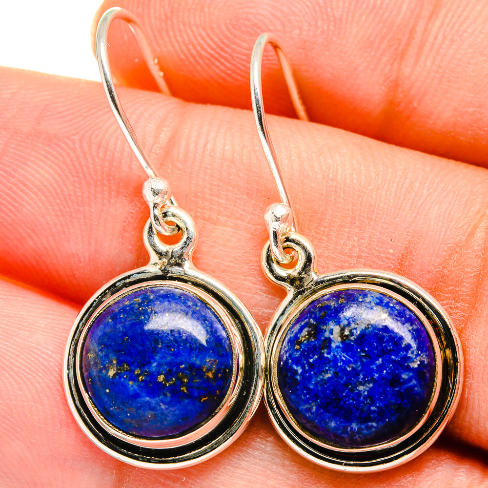 Lapis Lazuli Earrings handcrafted by Ana Silver Co - EARR421647