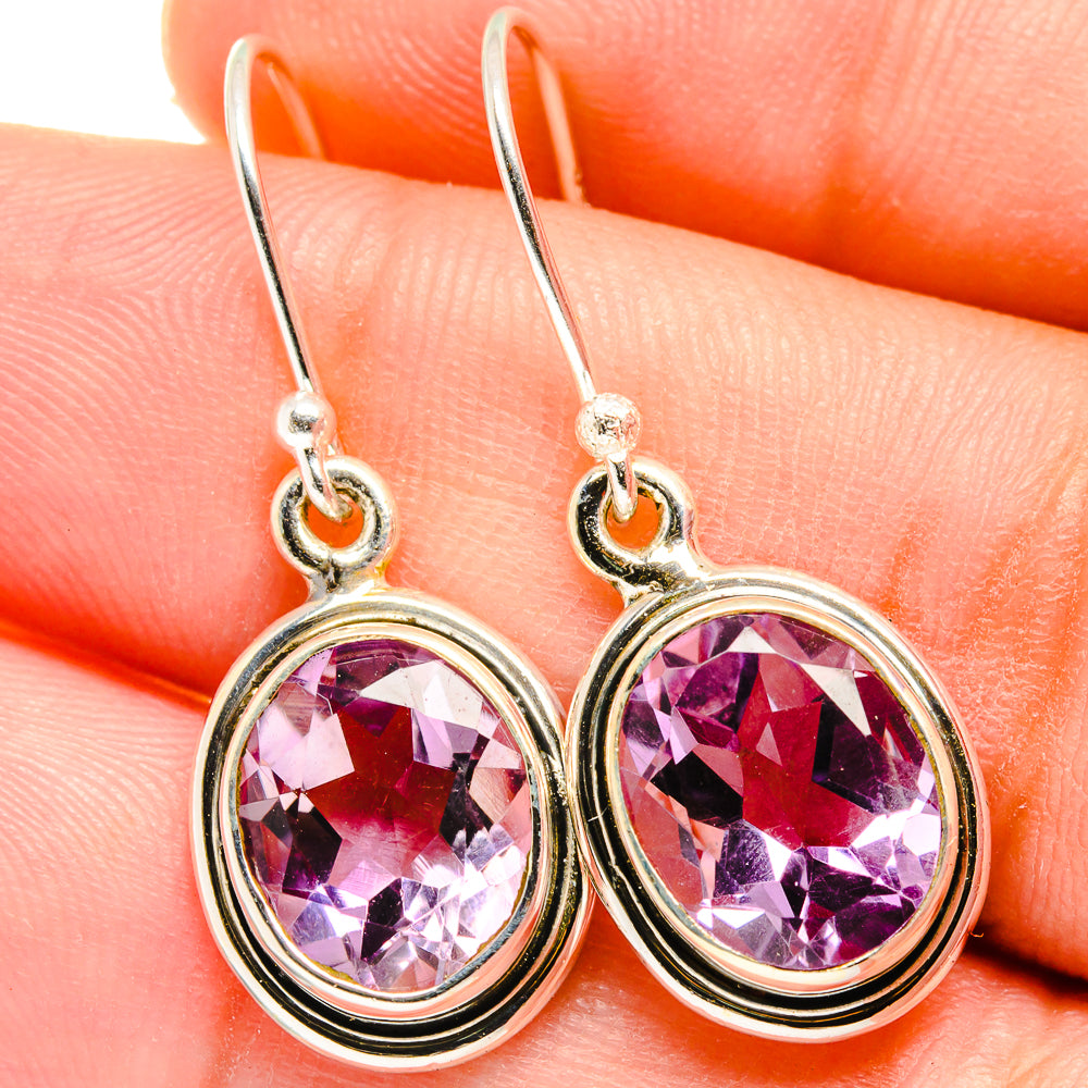 Amethyst Earrings handcrafted by Ana Silver Co - EARR421653