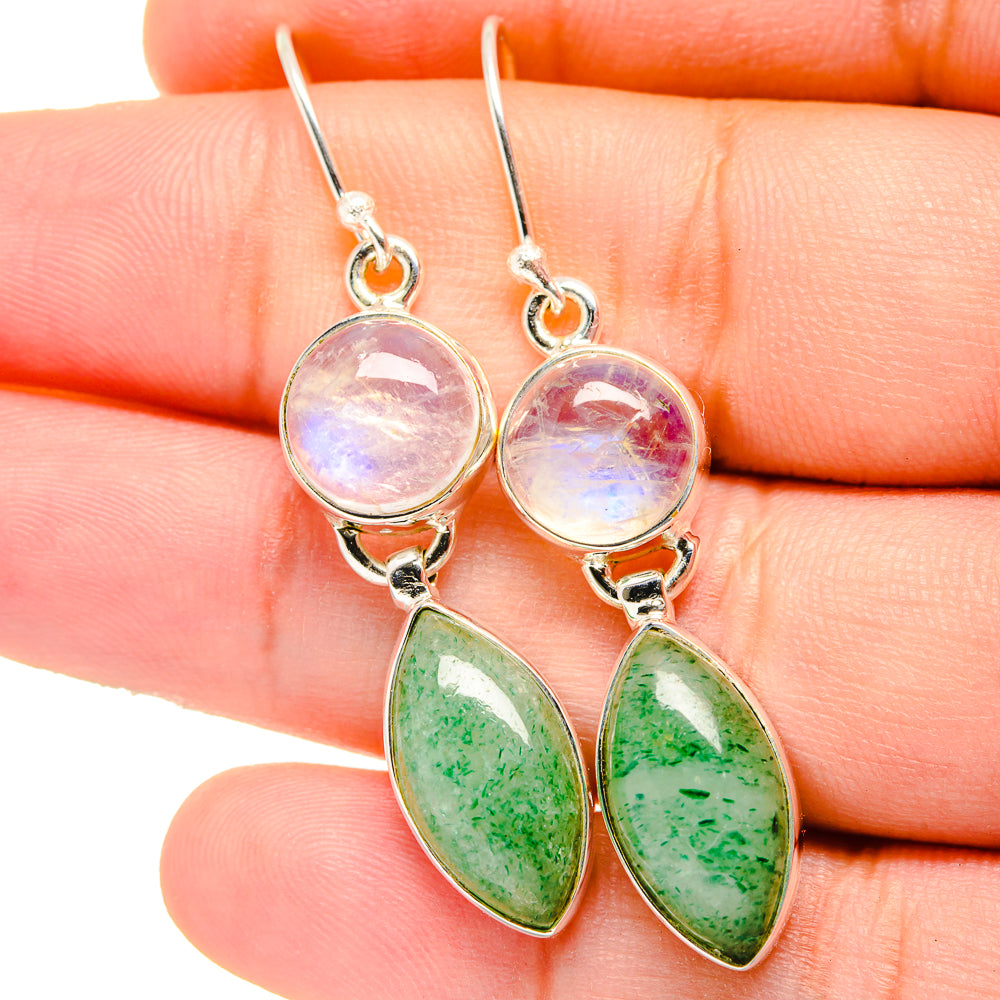 Green Aventurine Earrings handcrafted by Ana Silver Co - EARR421655