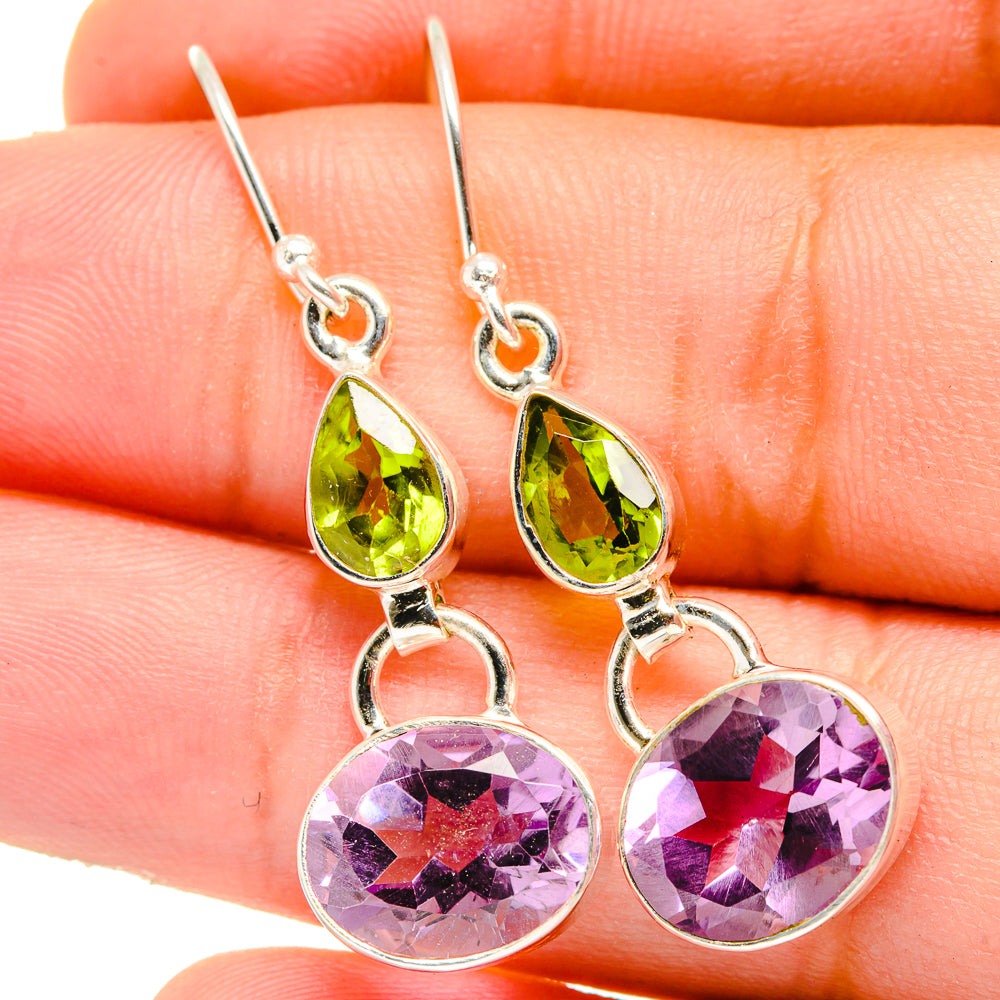 Amethyst Earrings handcrafted by Ana Silver Co - EARR421659