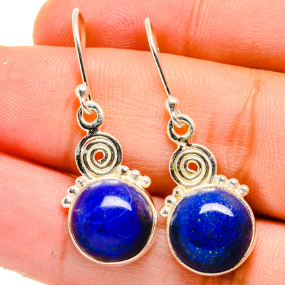 Lapis Lazuli Earrings handcrafted by Ana Silver Co - EARR421662