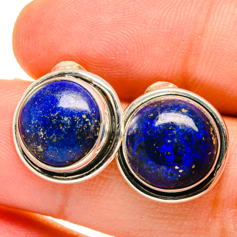 Lapis Lazuli Earrings handcrafted by Ana Silver Co - EARR421665