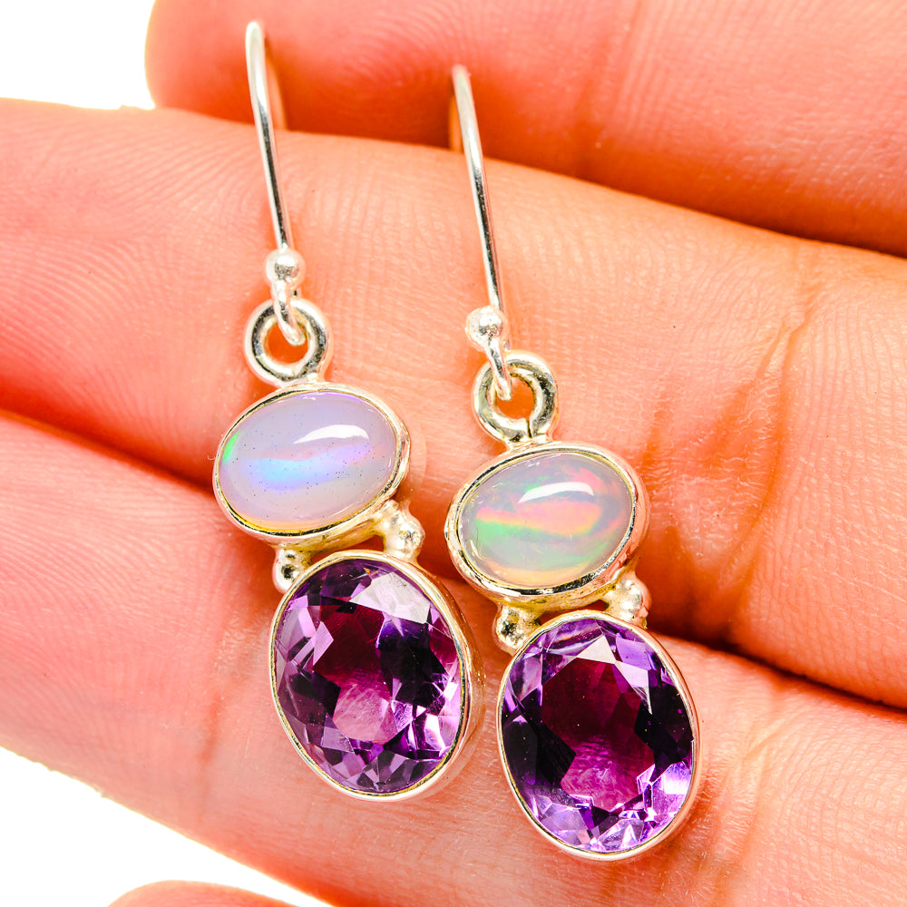 Amethyst Earrings handcrafted by Ana Silver Co - EARR421673