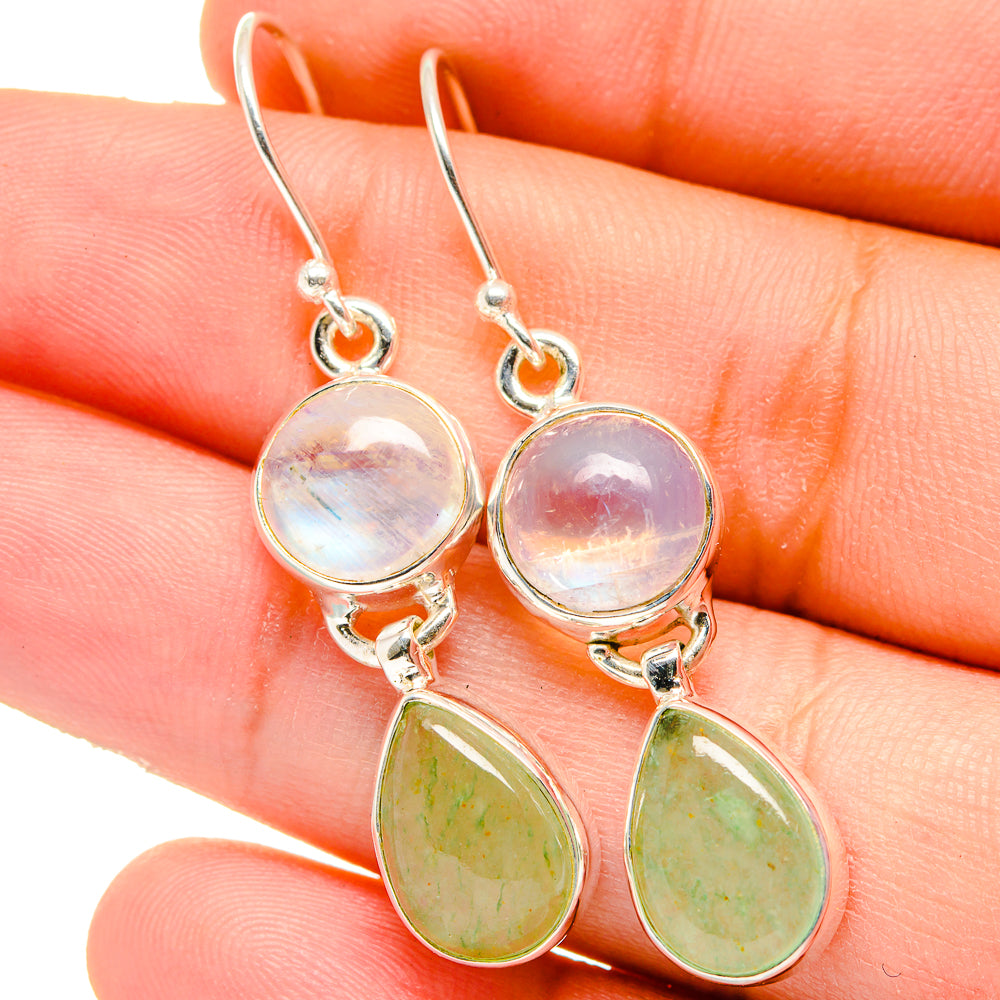 Prehnite Earrings handcrafted by Ana Silver Co - EARR421699