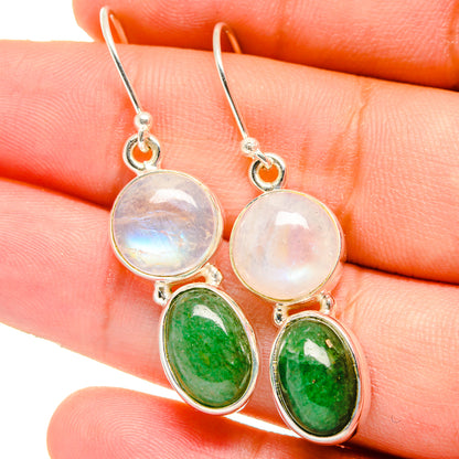 Green Aventurine Earrings handcrafted by Ana Silver Co - EARR421702