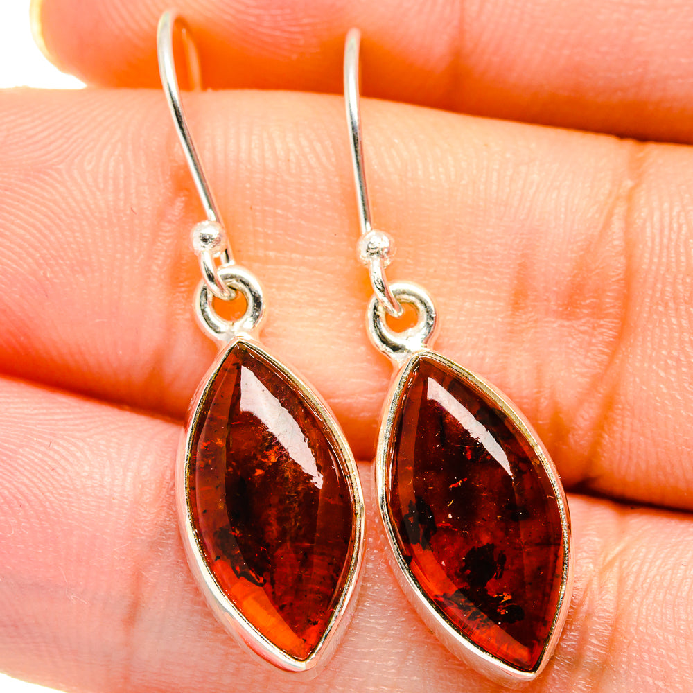 Baltic Amber Earrings handcrafted by Ana Silver Co - EARR421718
