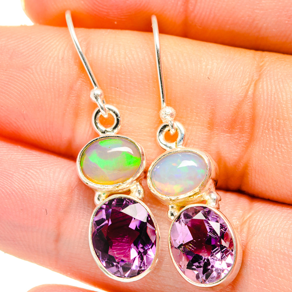 Amethyst Earrings handcrafted by Ana Silver Co - EARR421724