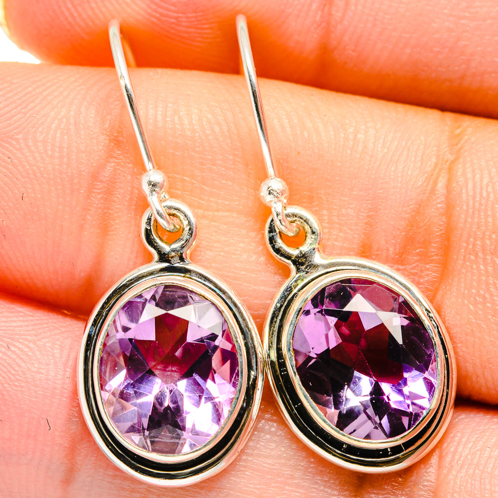 Amethyst Earrings handcrafted by Ana Silver Co - EARR421727