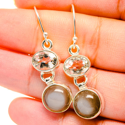 Moonstone Earrings handcrafted by Ana Silver Co - EARR421729