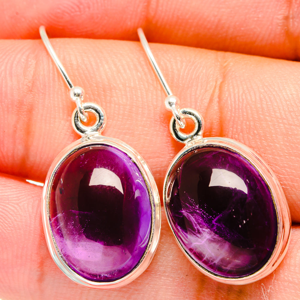 Amethyst Earrings handcrafted by Ana Silver Co - EARR421734