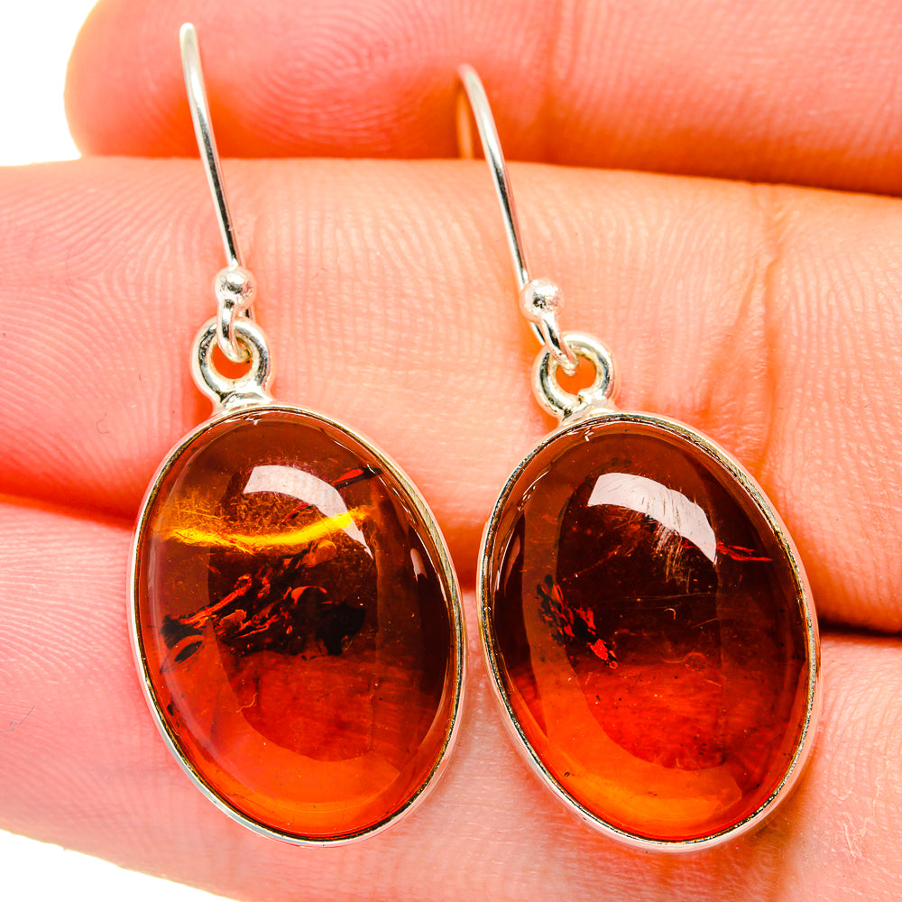 Baltic Amber Earrings handcrafted by Ana Silver Co - EARR421738