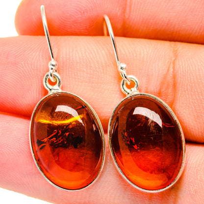 Baltic Amber Earrings handcrafted by Ana Silver Co - EARR421738