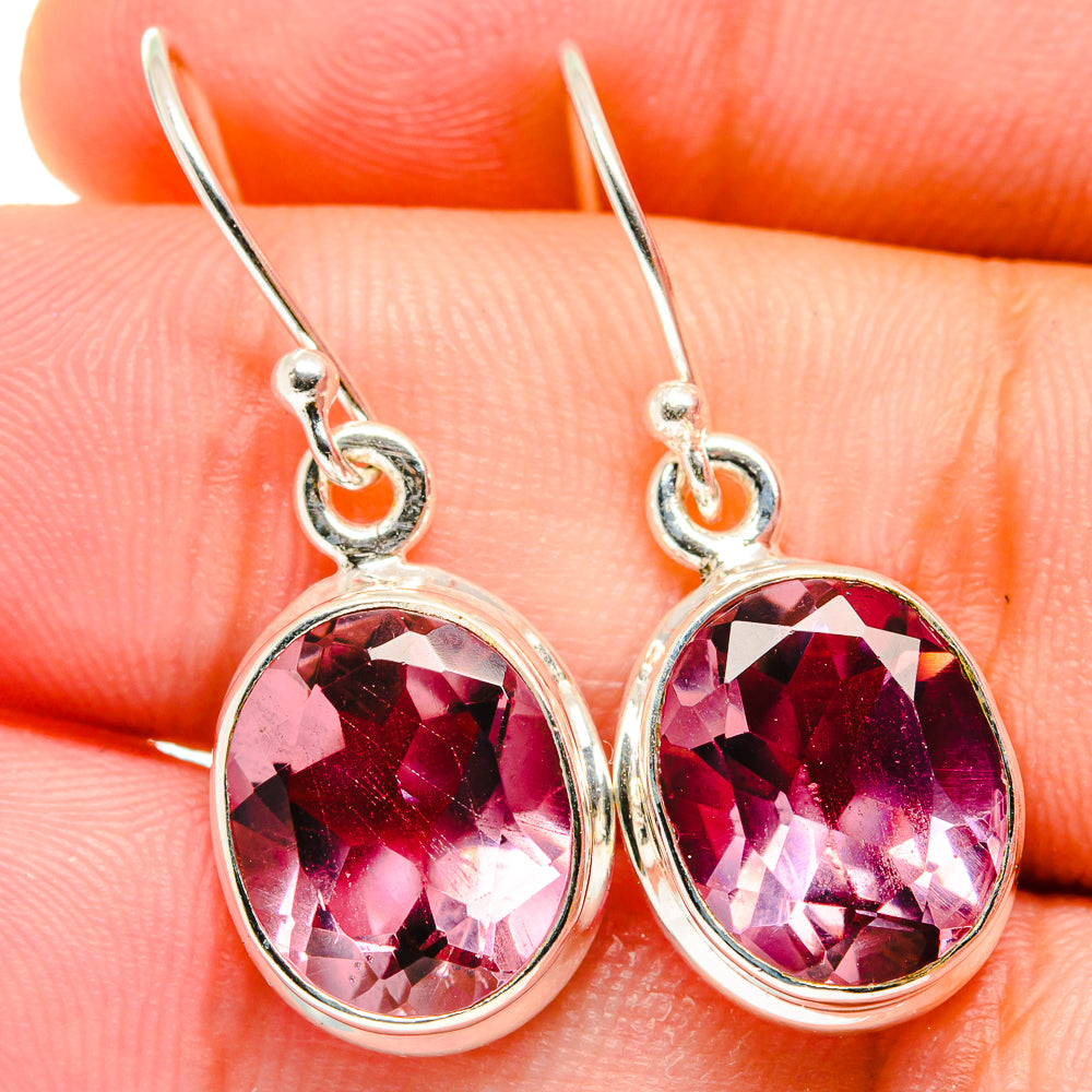 Color Change Alexandrite Earrings handcrafted by Ana Silver Co - EARR421742