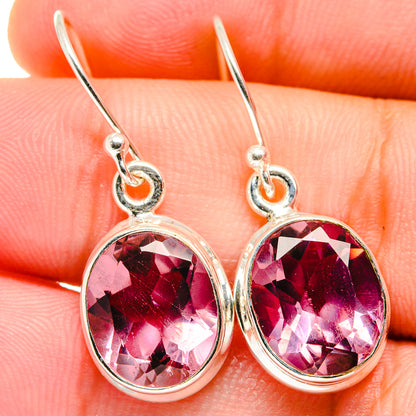 Color Change Alexandrite Earrings handcrafted by Ana Silver Co - EARR421742