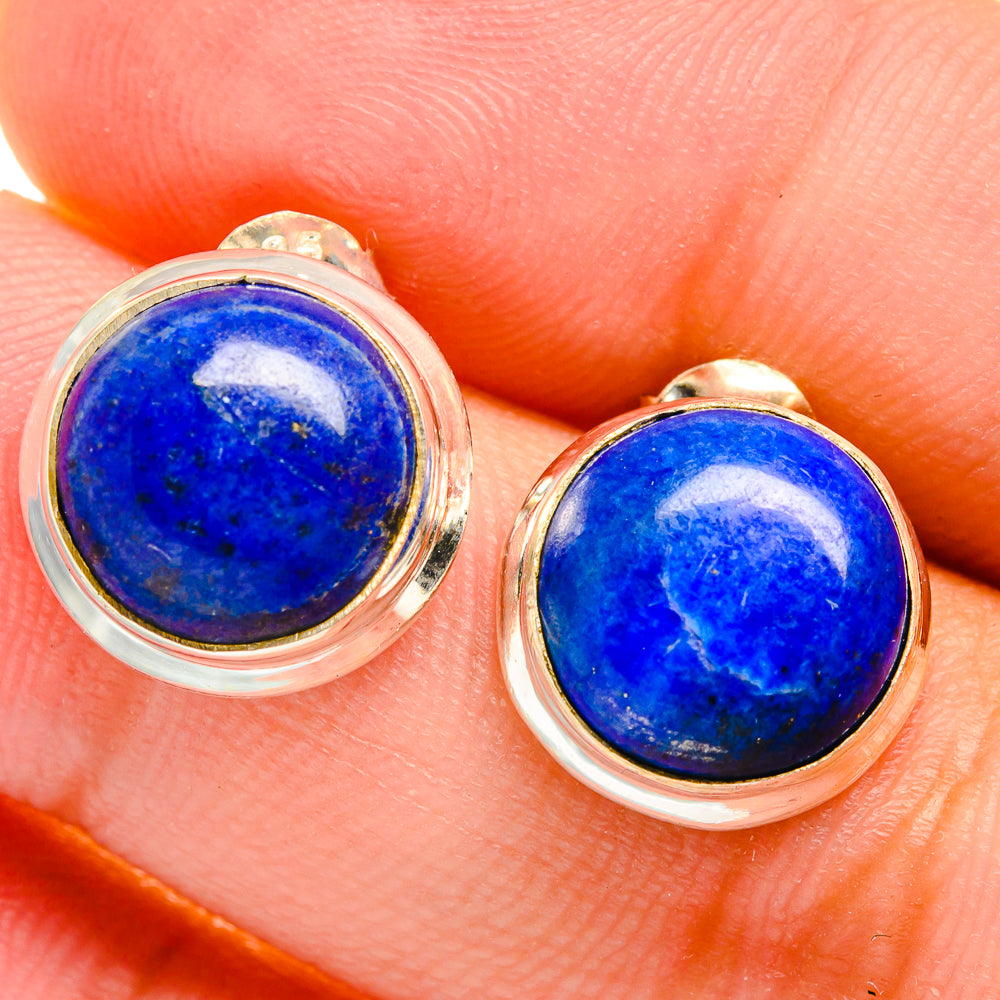 Lapis Lazuli Earrings handcrafted by Ana Silver Co - EARR421745