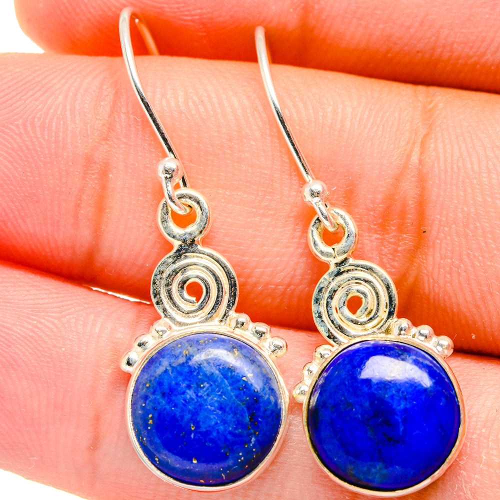 Lapis Lazuli Earrings handcrafted by Ana Silver Co - EARR421748
