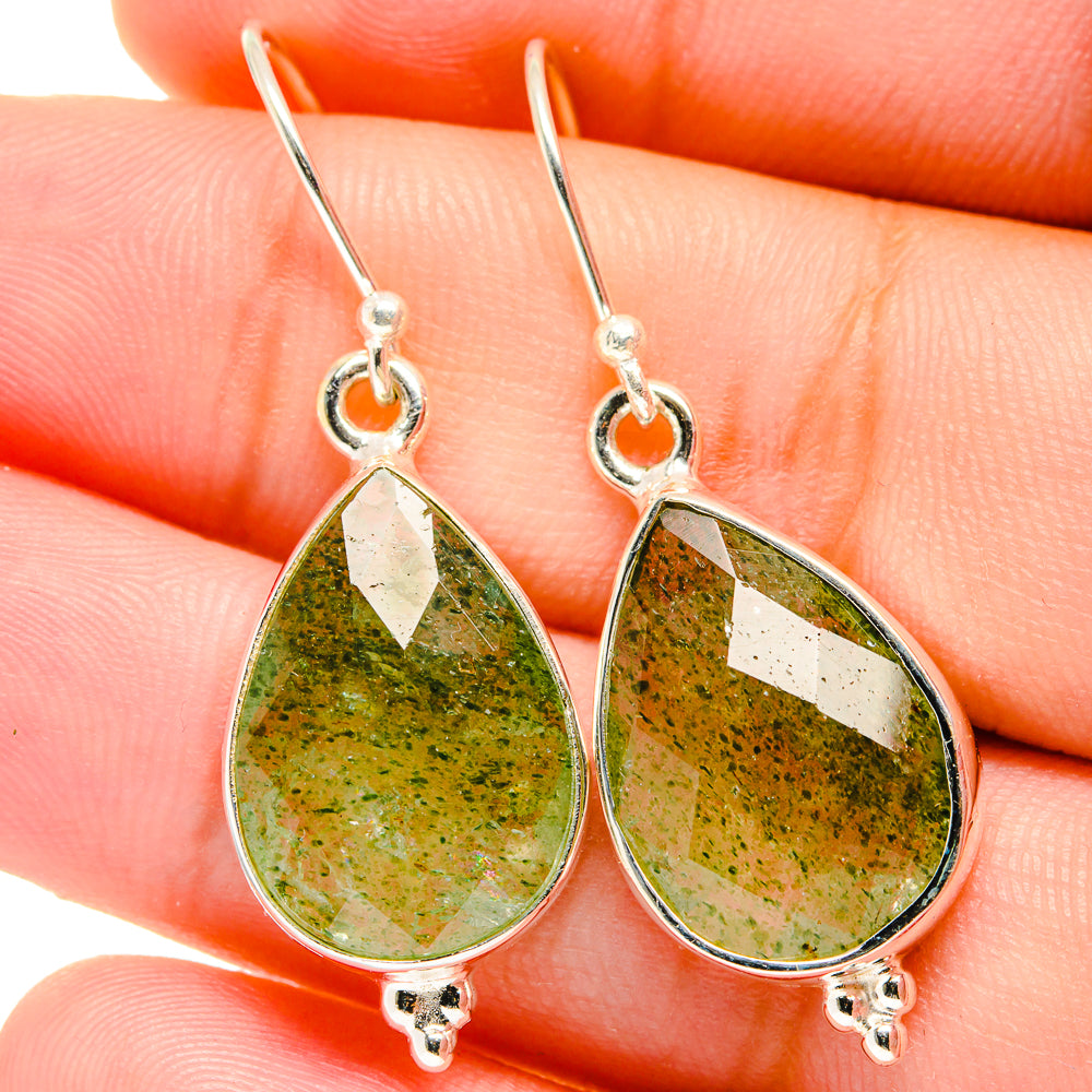 Green Aventurine Earrings handcrafted by Ana Silver Co - EARR421763