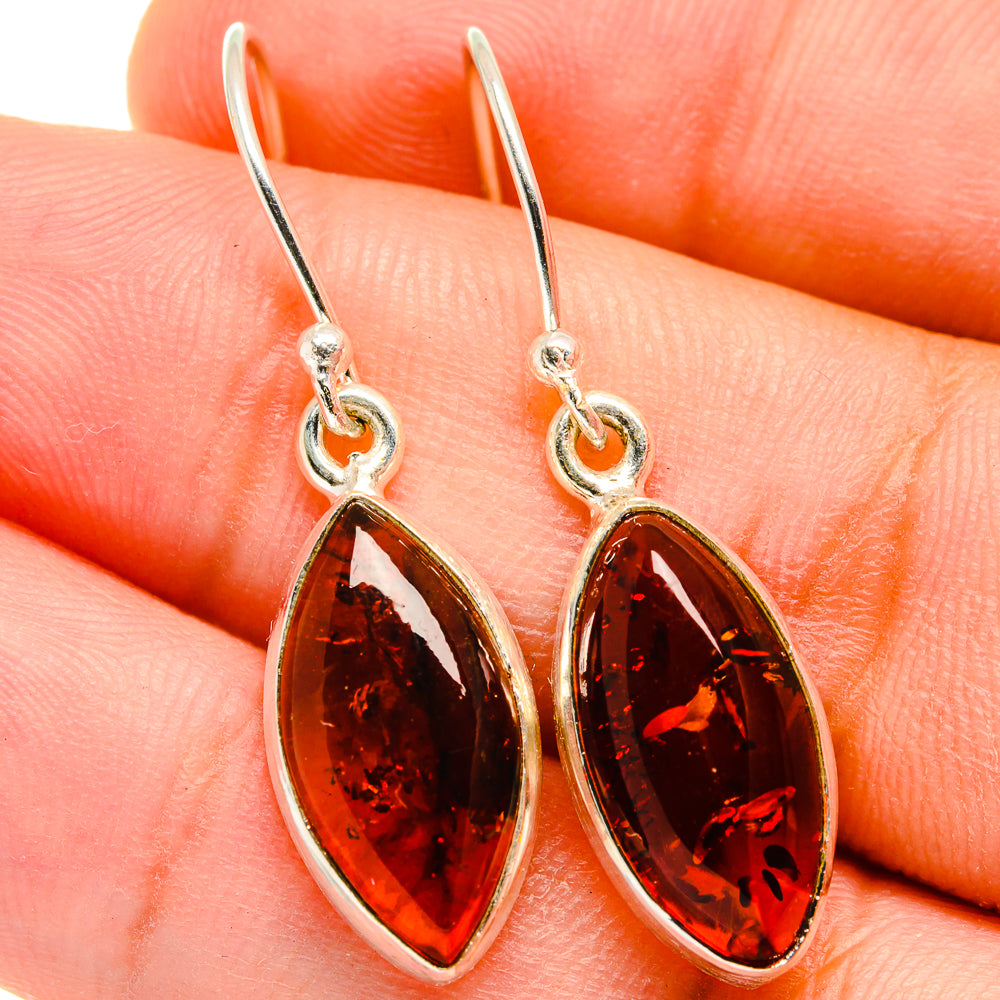 Baltic Amber Earrings handcrafted by Ana Silver Co - EARR421771