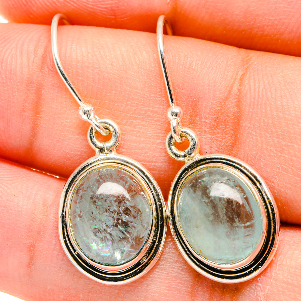 Aquamarine Earrings handcrafted by Ana Silver Co - EARR421778