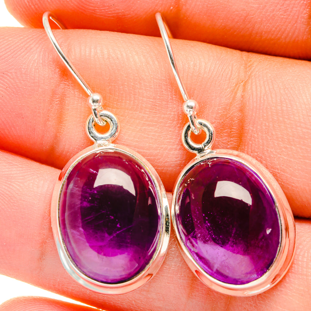 Amethyst Earrings handcrafted by Ana Silver Co - EARR421783