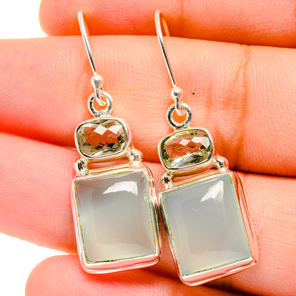Aquamarine Earrings handcrafted by Ana Silver Co - EARR421787