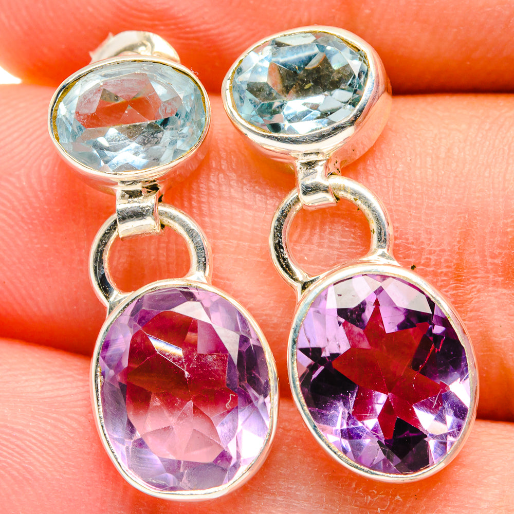 Amethyst Earrings handcrafted by Ana Silver Co - EARR421790