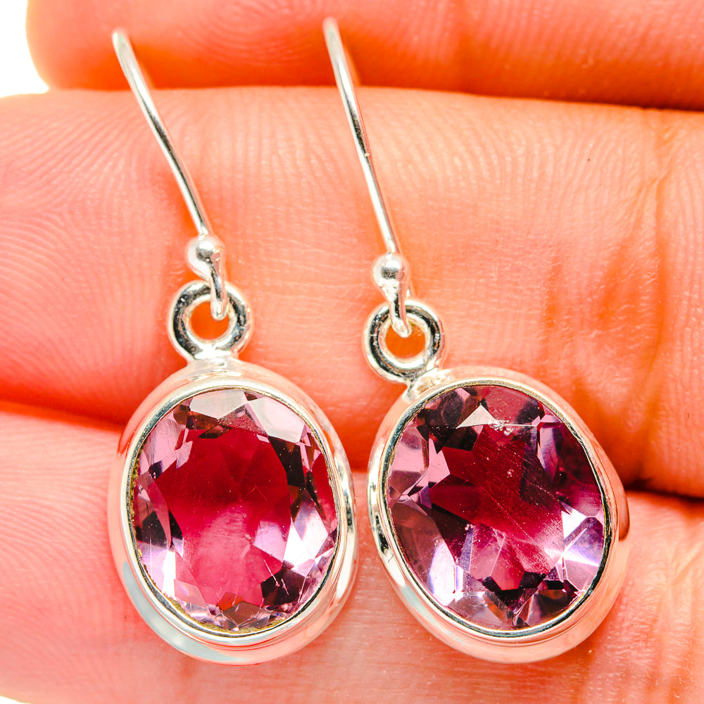 Color Change Alexandrite Earrings handcrafted by Ana Silver Co - EARR421807
