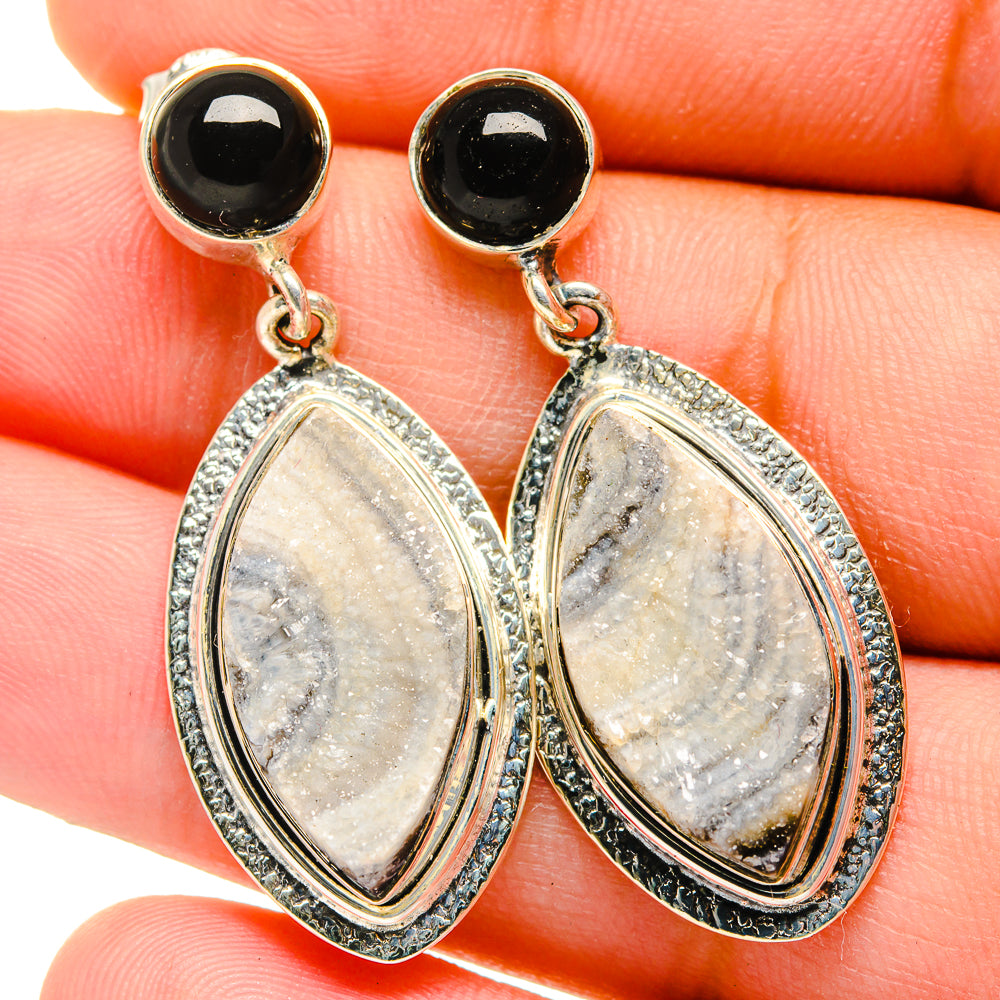 Desert Druzy Earrings handcrafted by Ana Silver Co - EARR421816