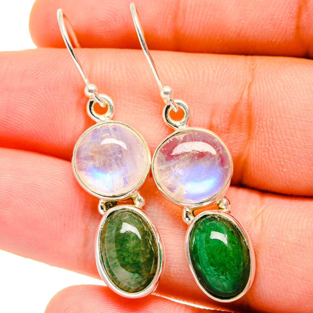 Green Aventurine Earrings handcrafted by Ana Silver Co - EARR421818