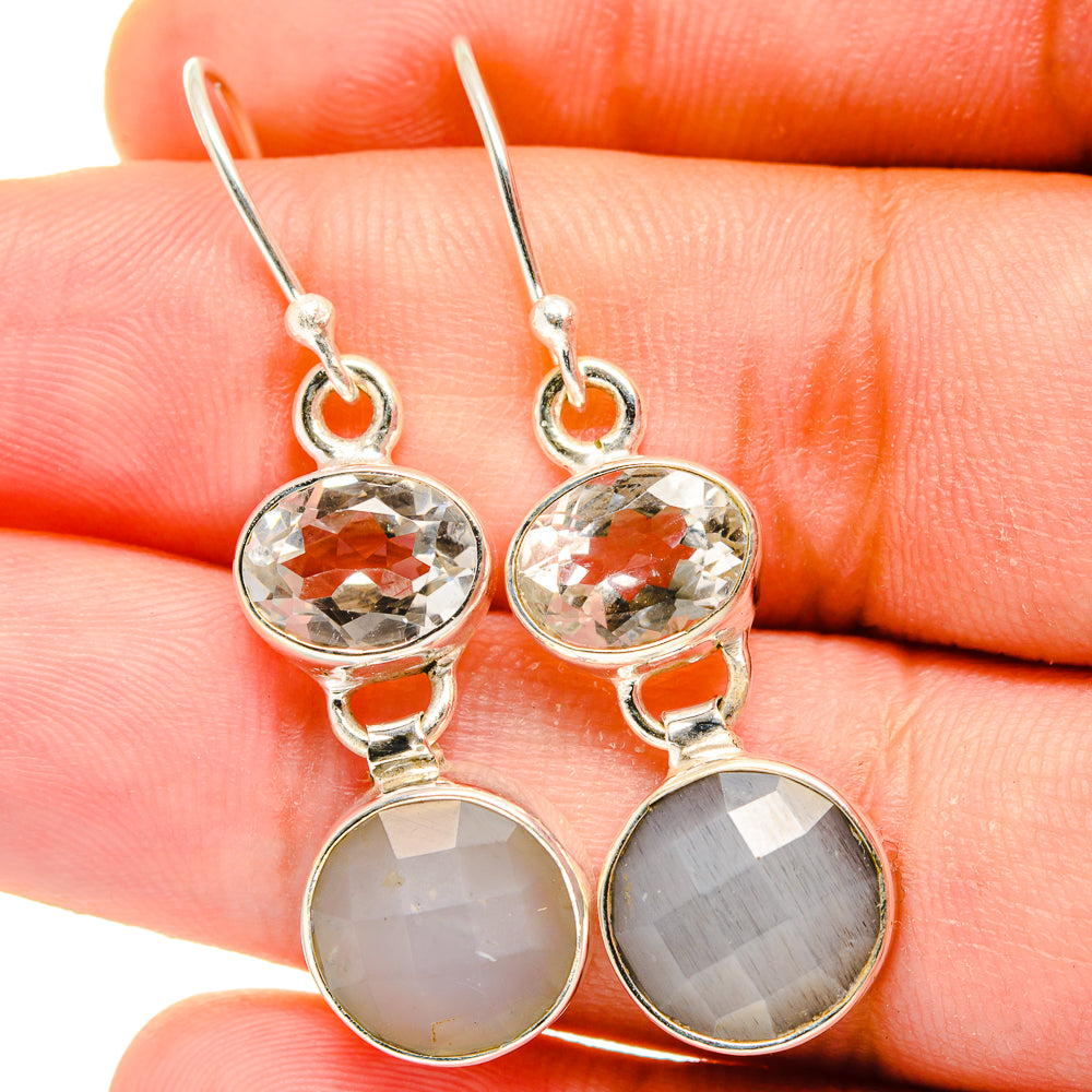 Moonstone Earrings handcrafted by Ana Silver Co - EARR421821