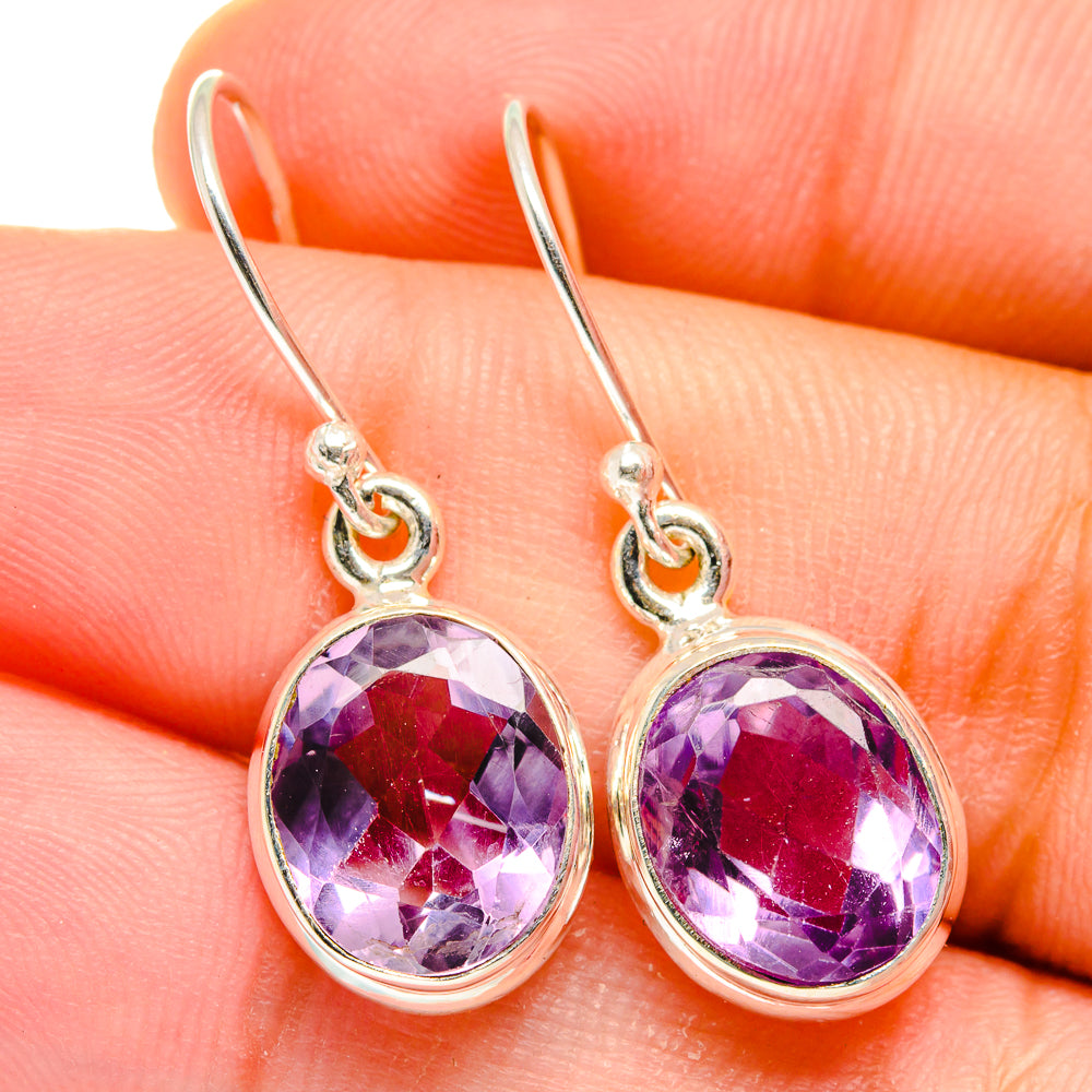 Amethyst Earrings handcrafted by Ana Silver Co - EARR421839