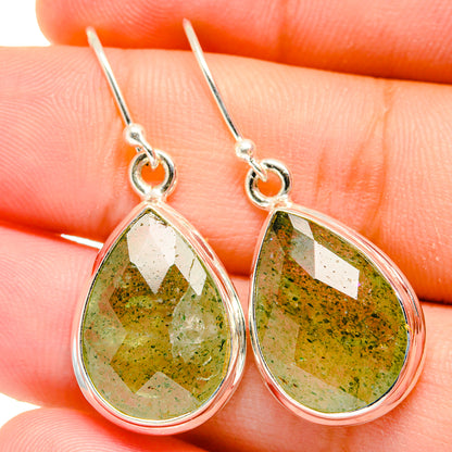 Prehnite Earrings handcrafted by Ana Silver Co - EARR421841
