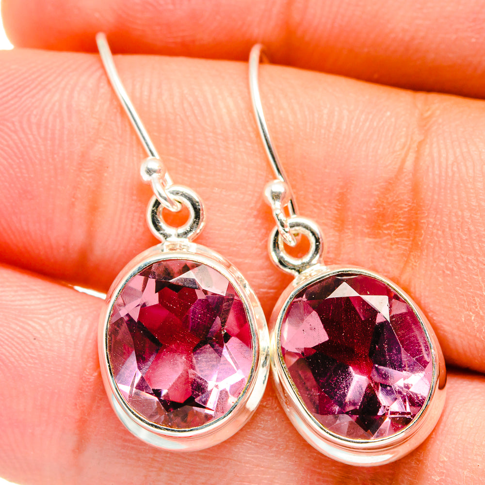 Color Change Alexandrite Earrings handcrafted by Ana Silver Co - EARR421845