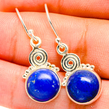 Lapis Lazuli Earrings handcrafted by Ana Silver Co - EARR421853